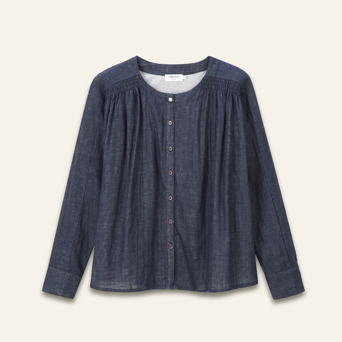 Camicia ricami floreali