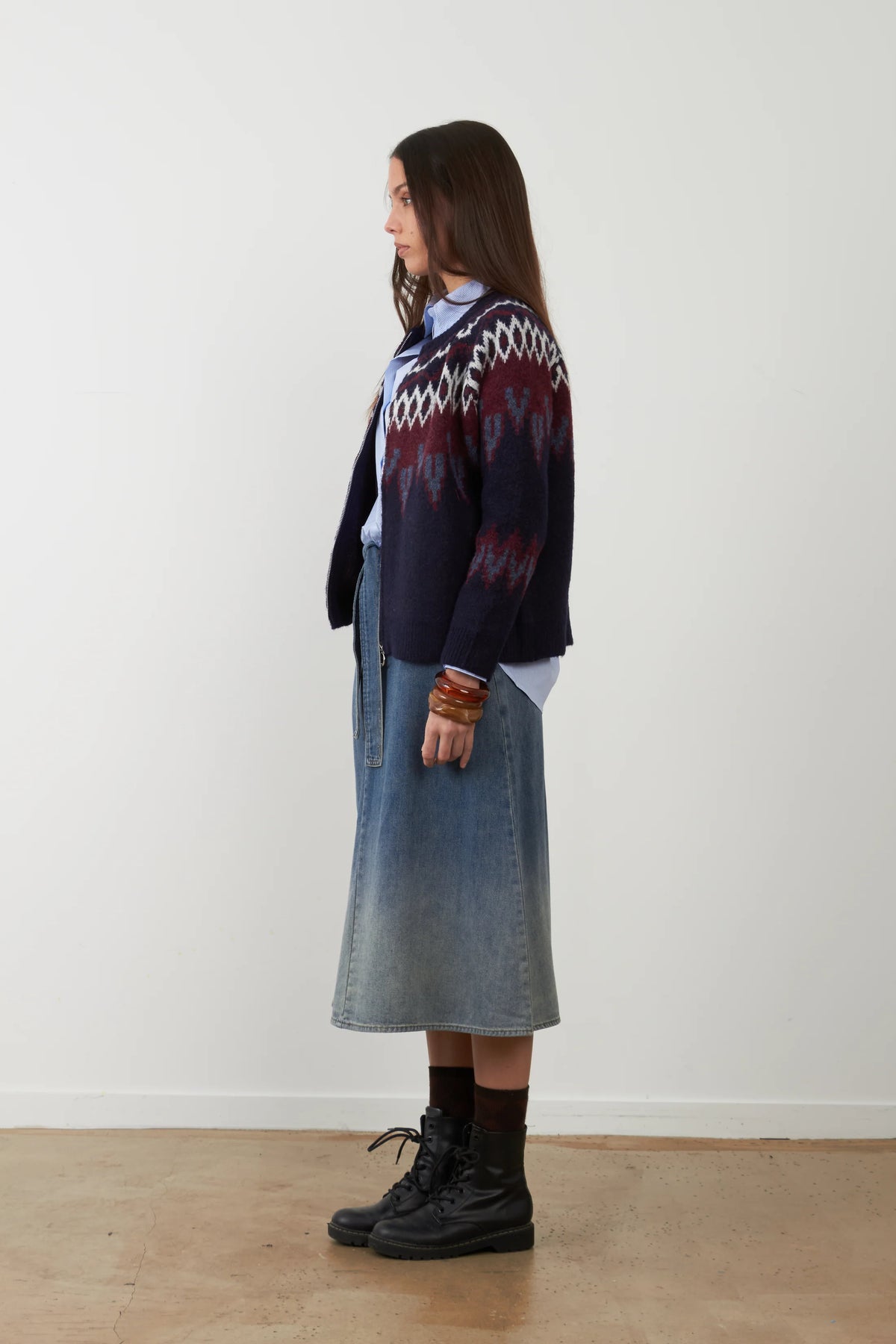 Gonna midi jeans