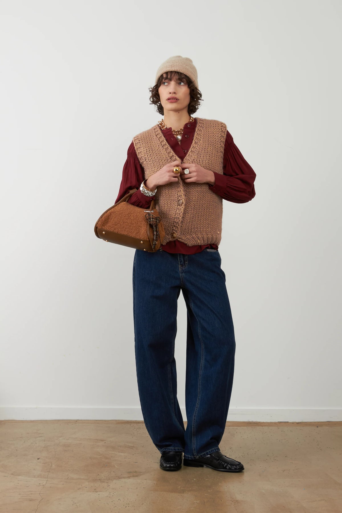 Gilet maglia inglese