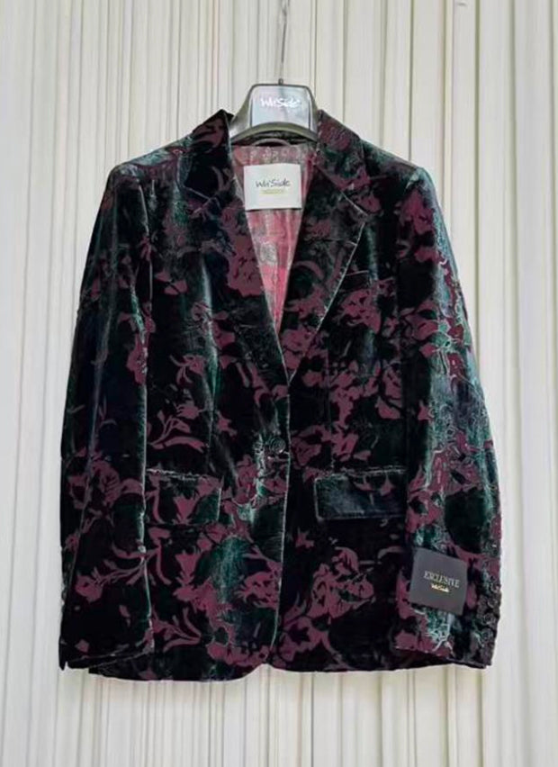 Blazer Velluto Devoré