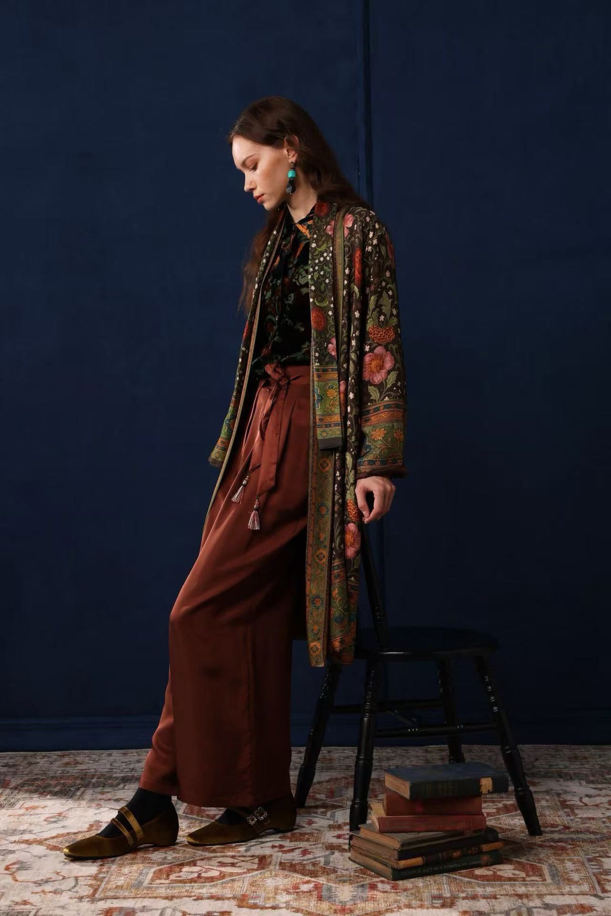Kimono medio fantasia floreale