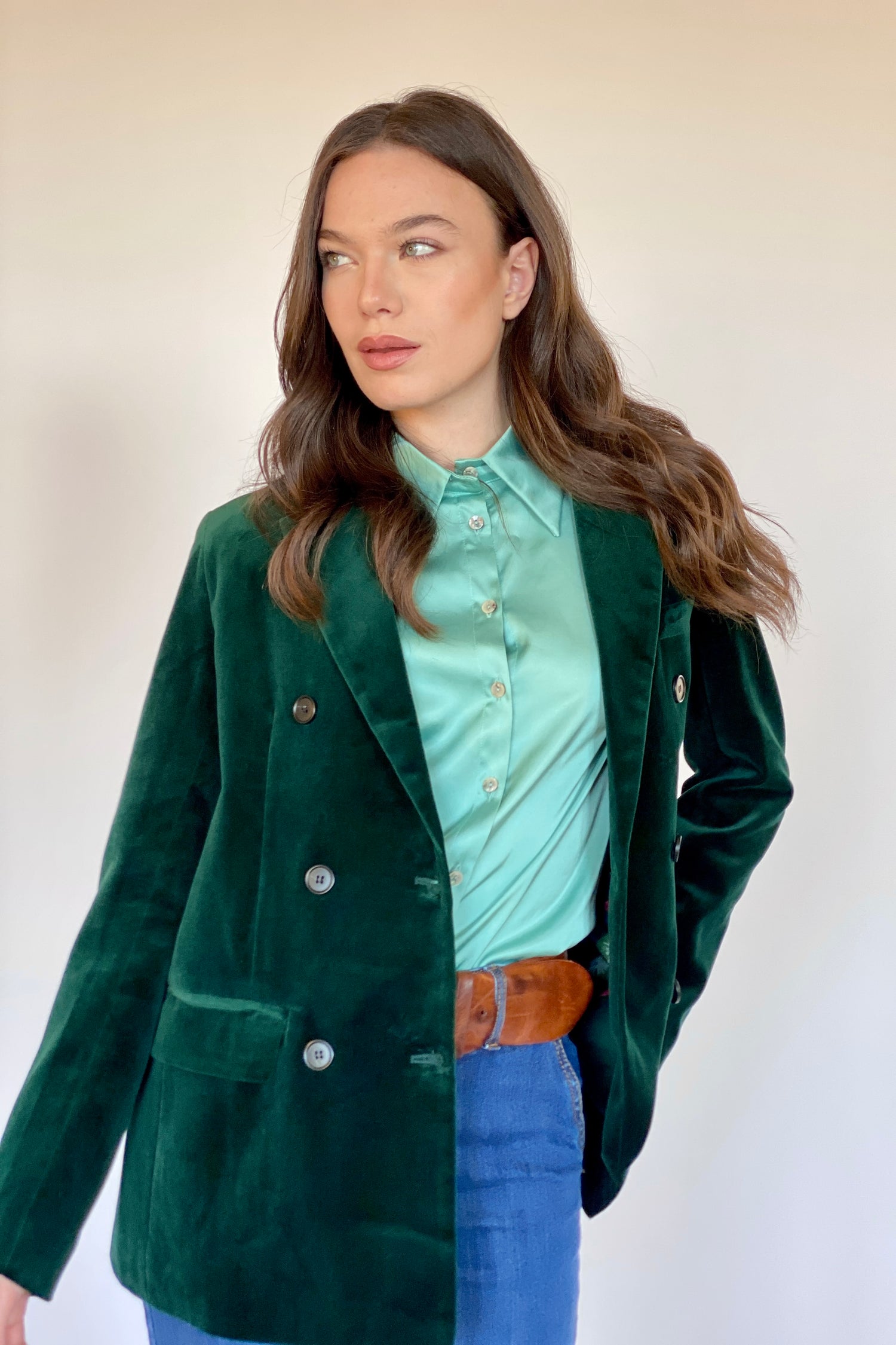 Blazer Fustagno Doppiopetto