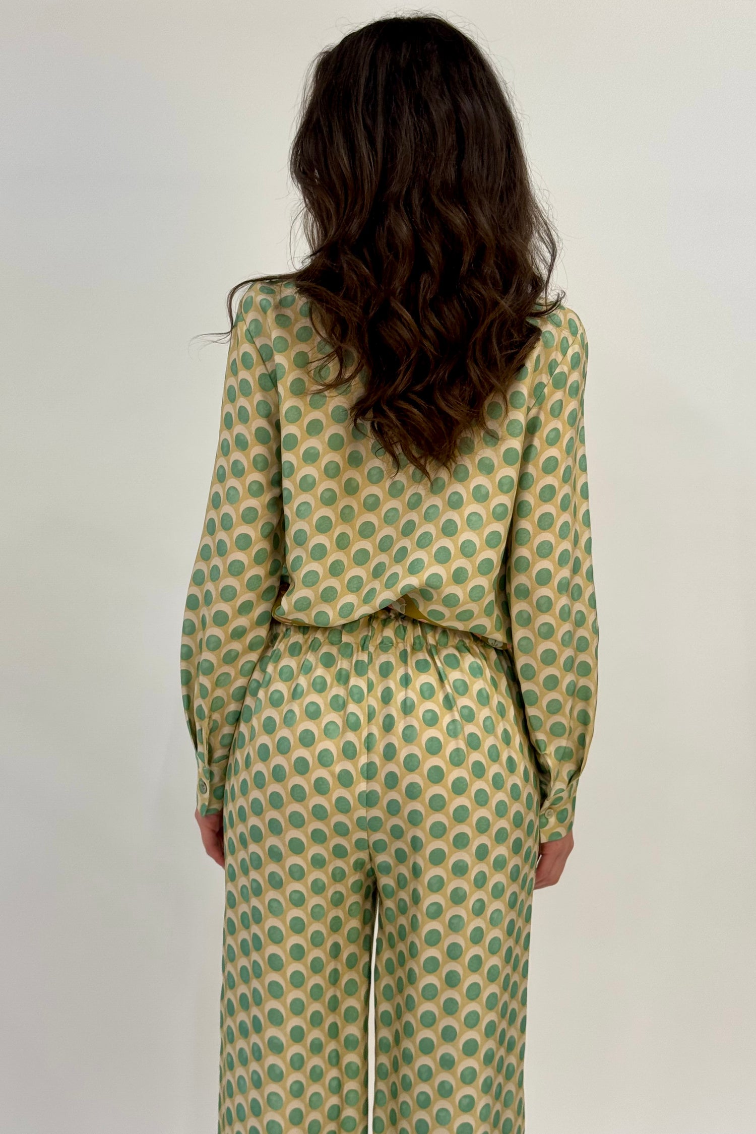 Pantalone Viscosa Fantasia Geometrica