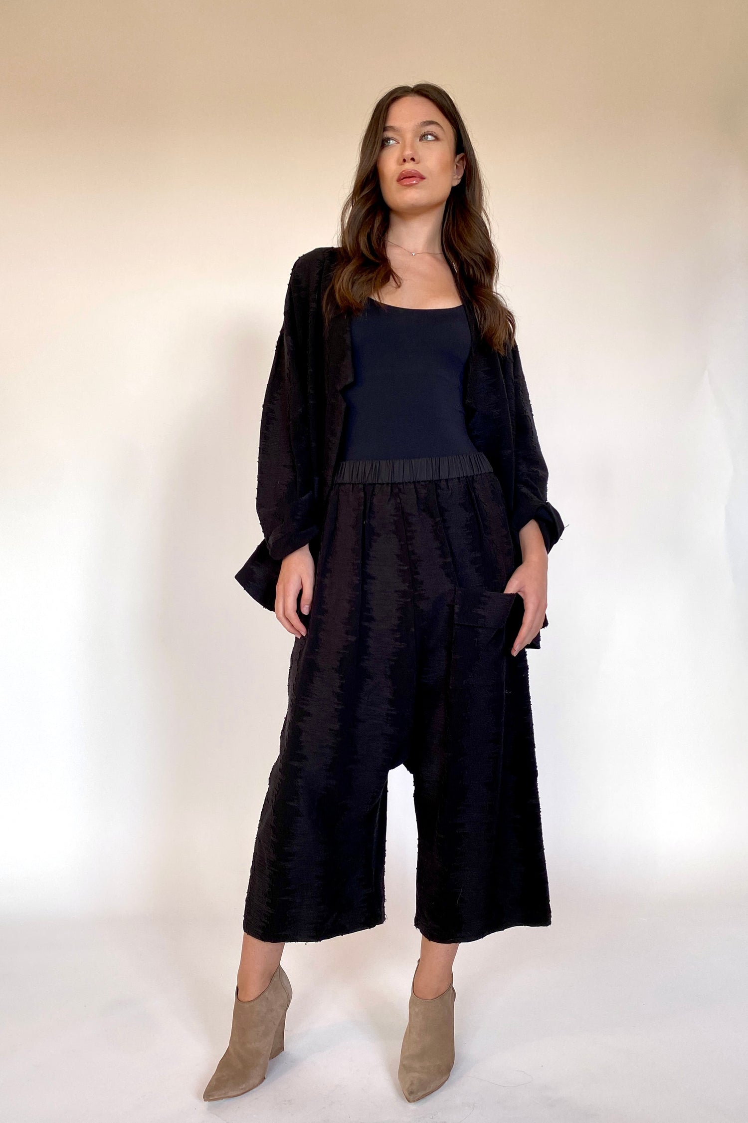 Pantalone Gaucho Nero
