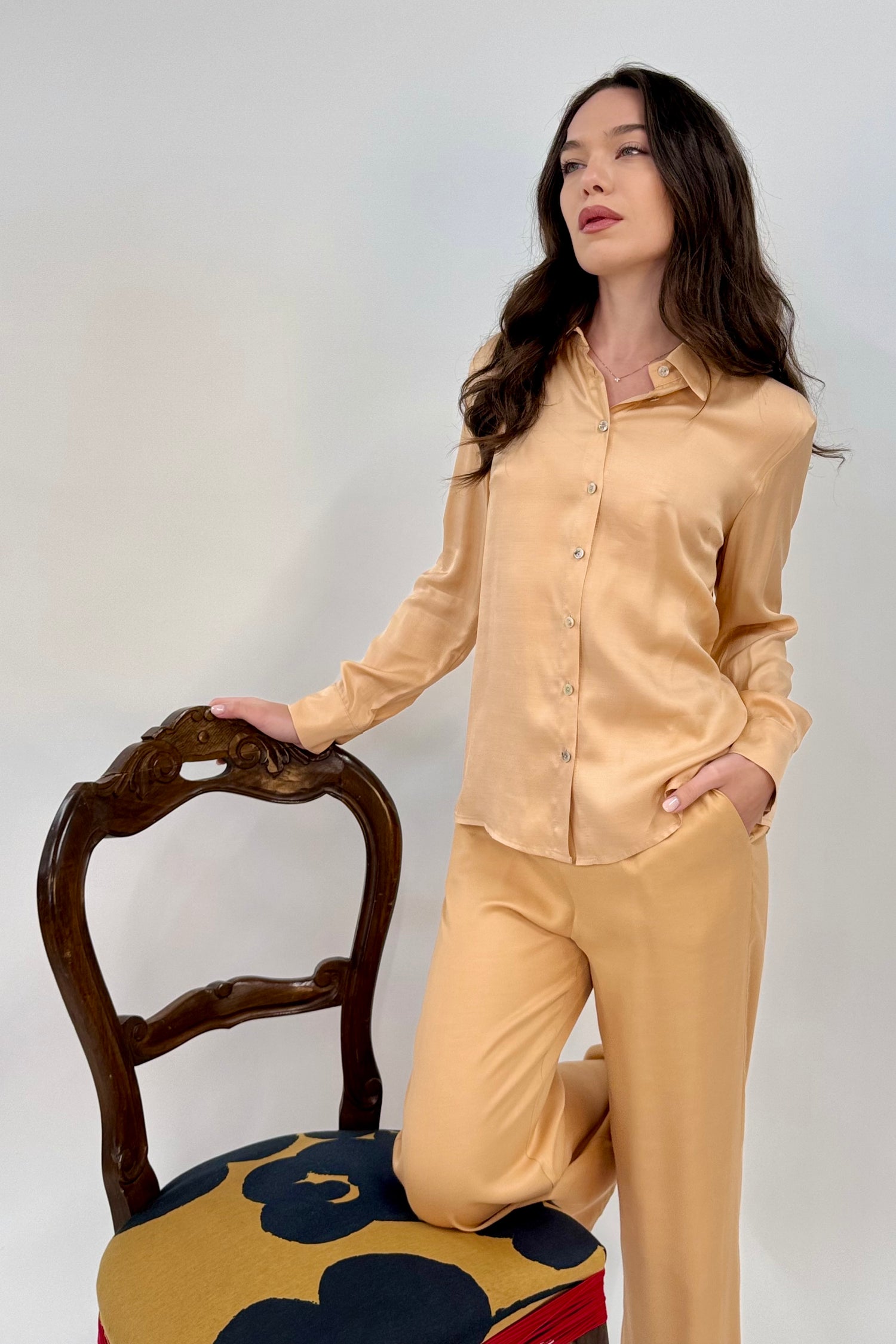 Pantalone Viscosa Tinta Unita