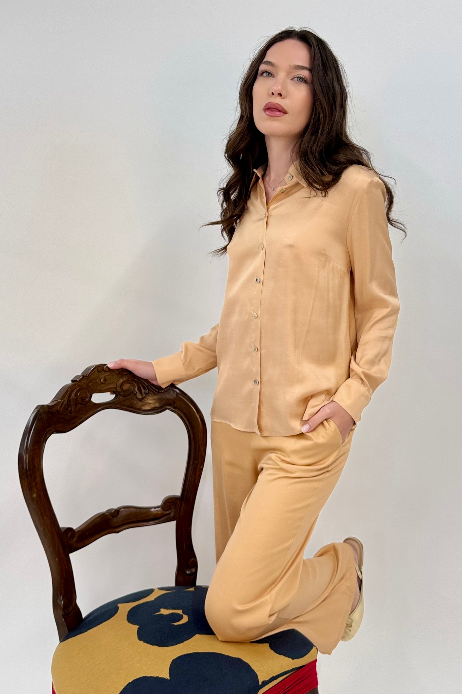 Pantalone Viscosa Tinta Unita