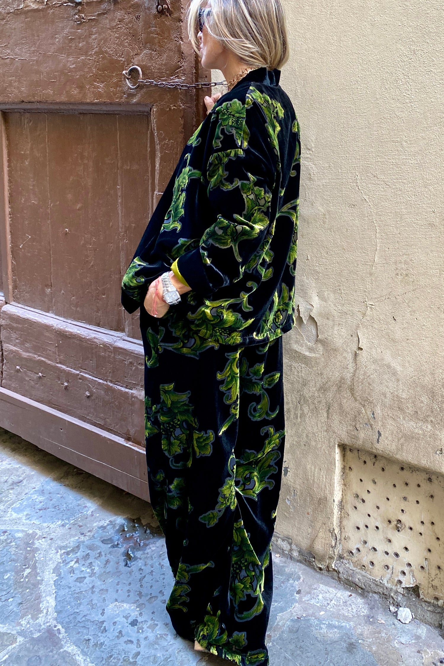 Pantalone Velluto Devoré
