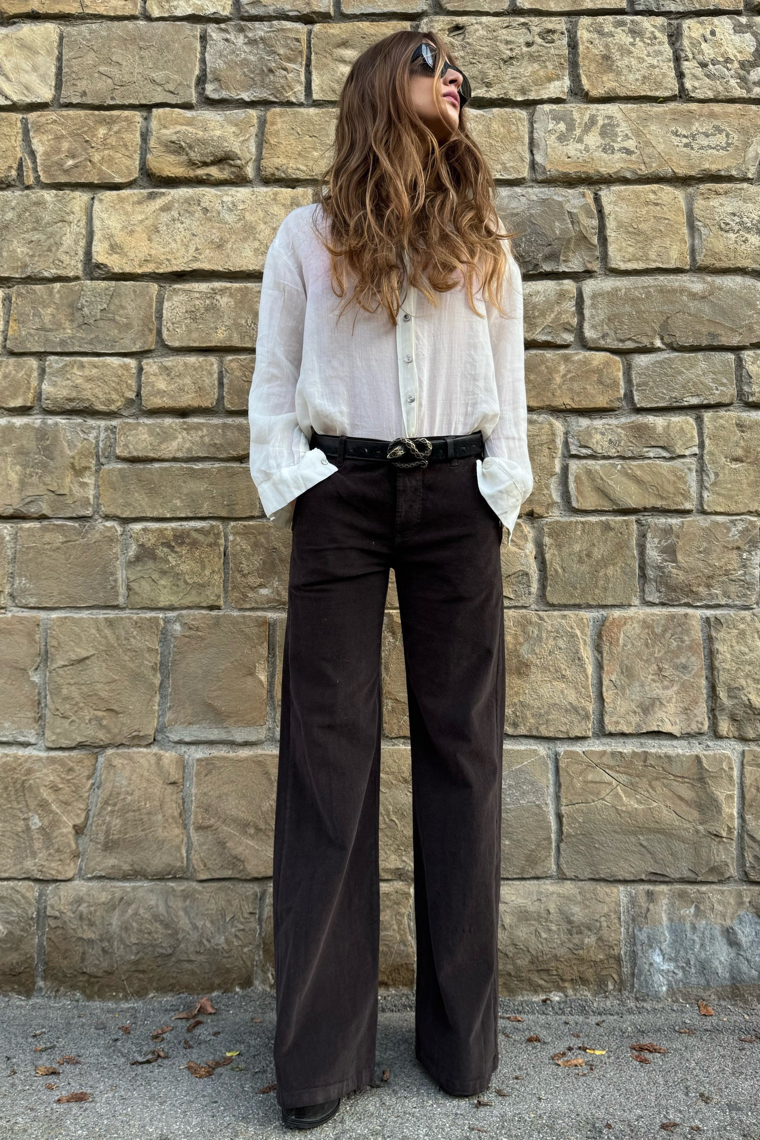 Pantalone Velluto a Zampa