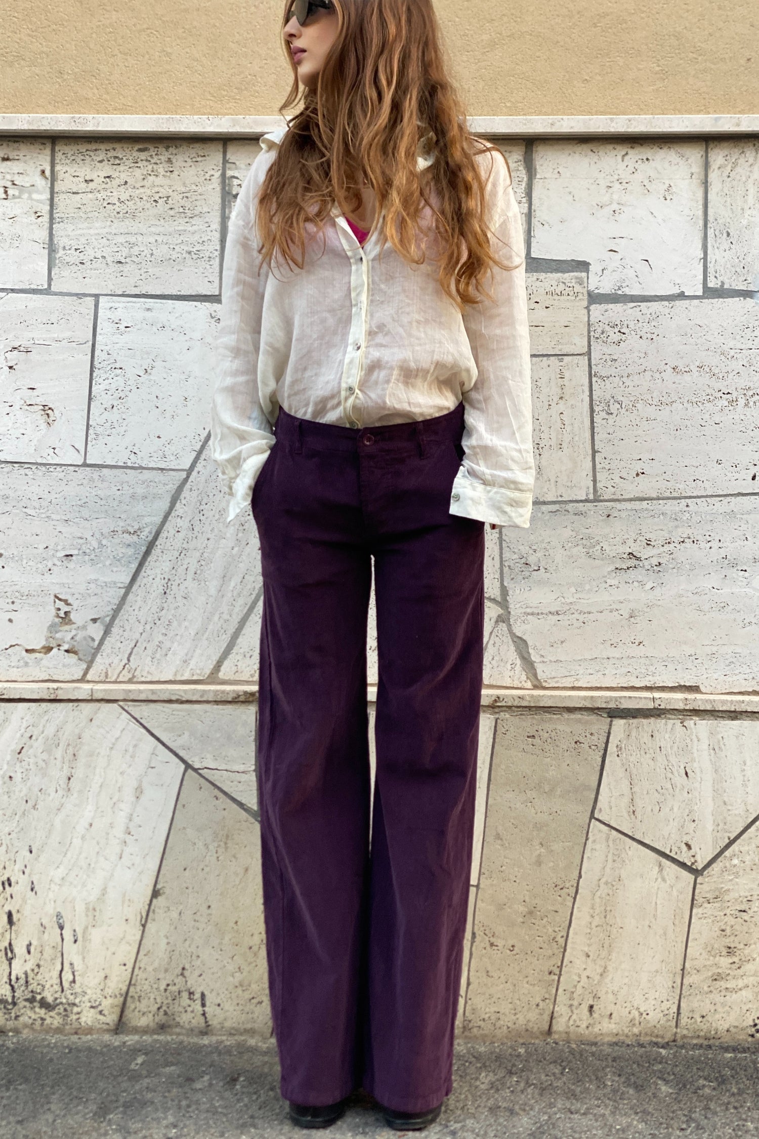 Pantalone Velluto a Zampa