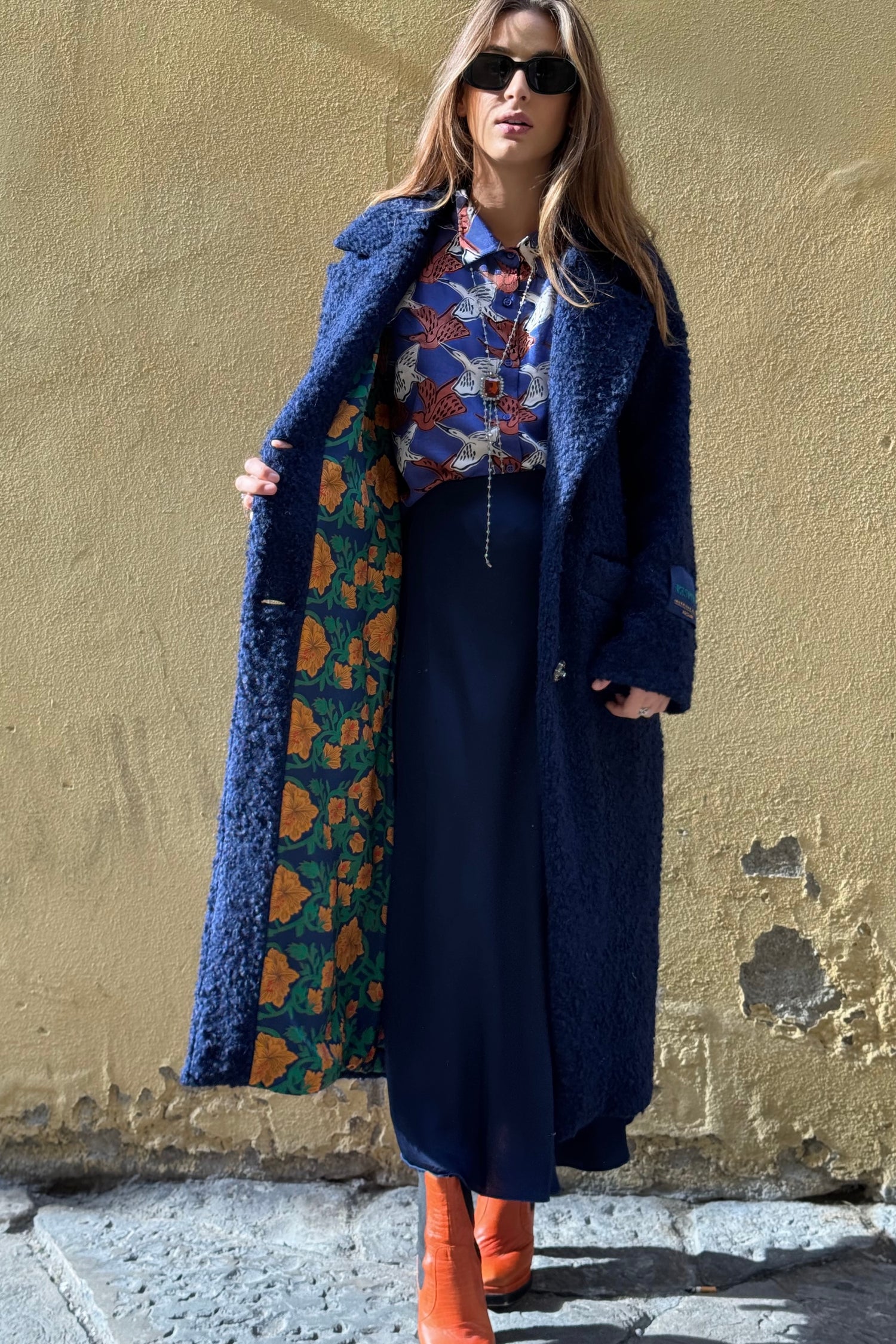 Cappotto Lungo Bouclé