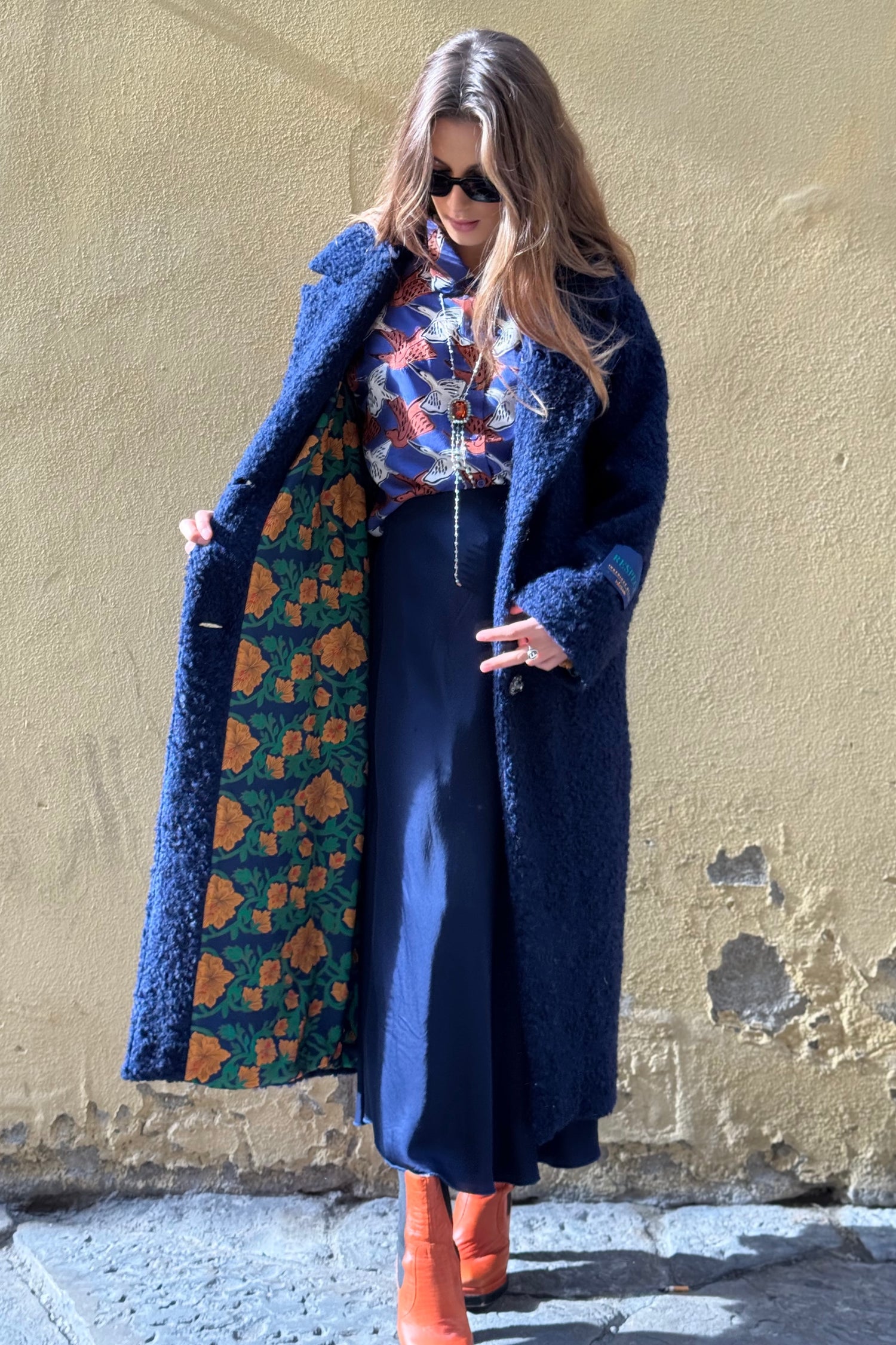 Cappotto Lungo Bouclé