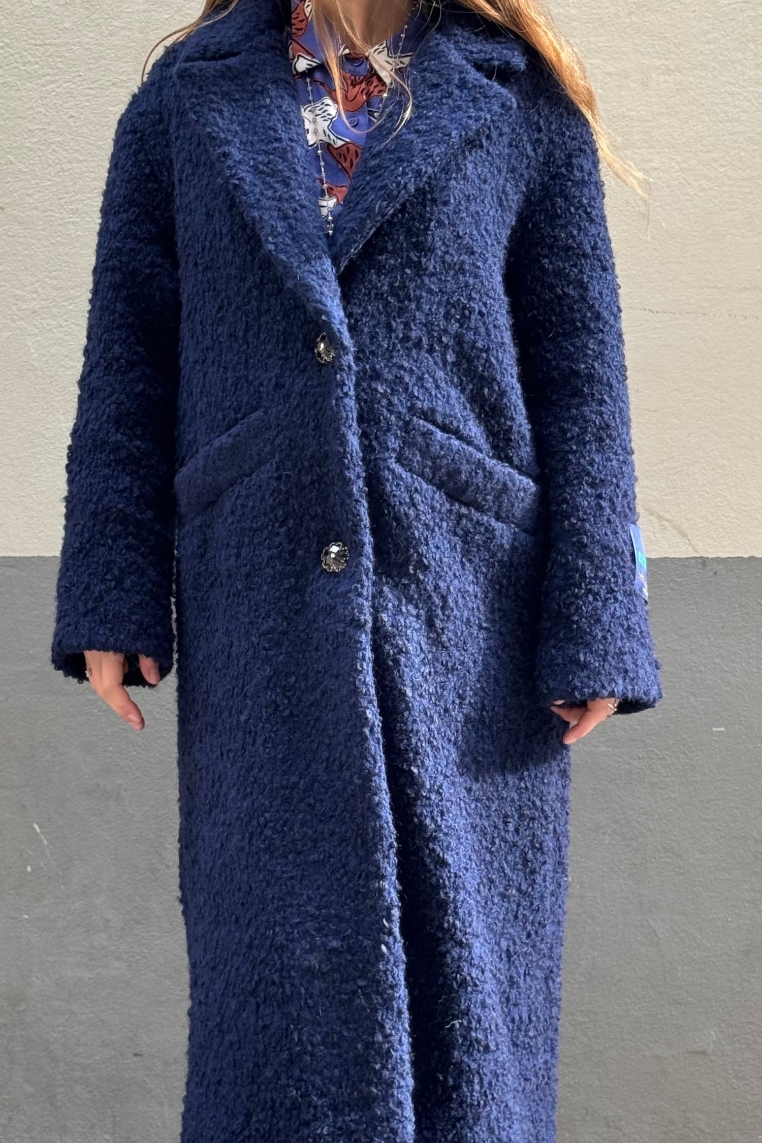 Cappotto Lungo Bouclé