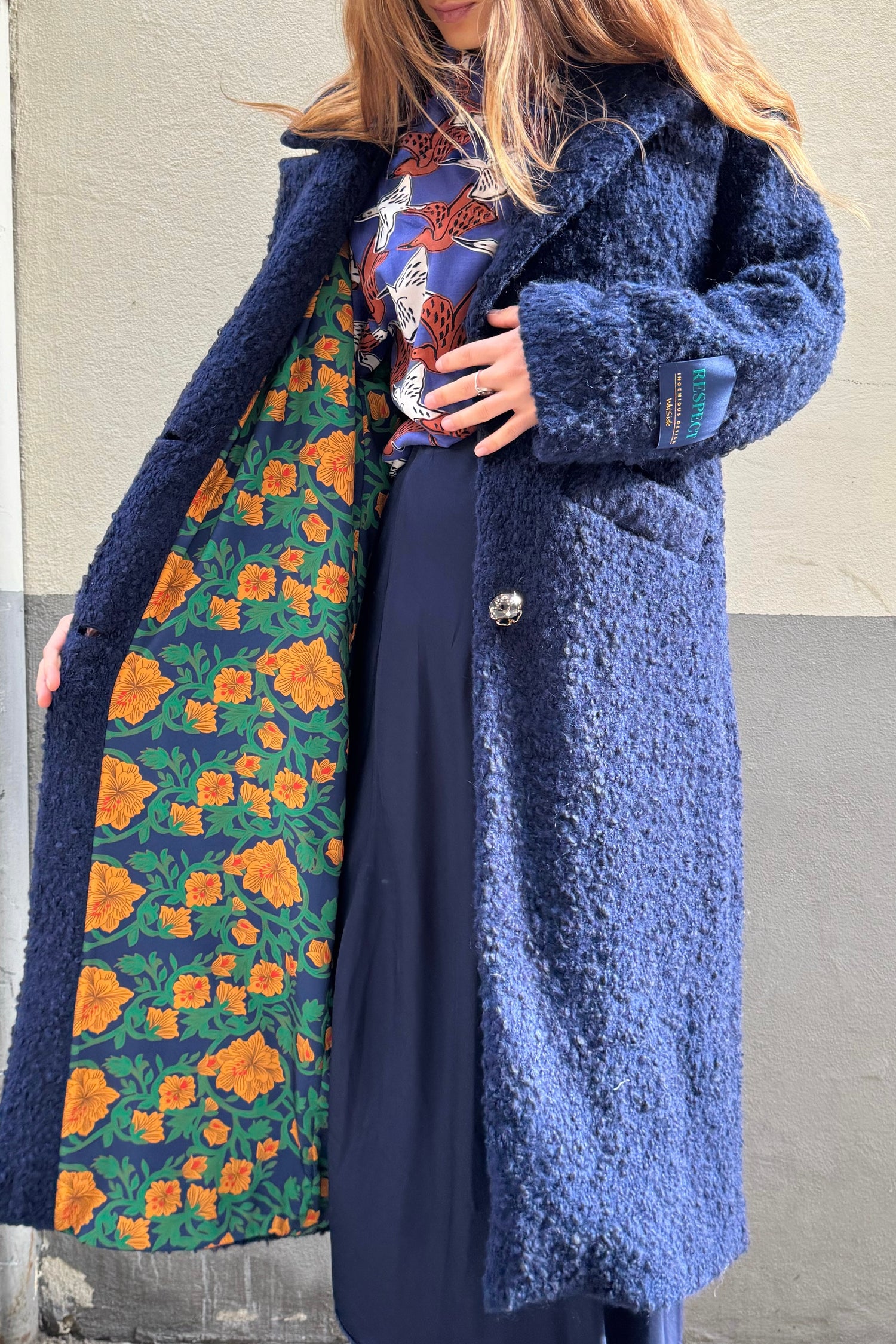 Cappotto Lungo Bouclé