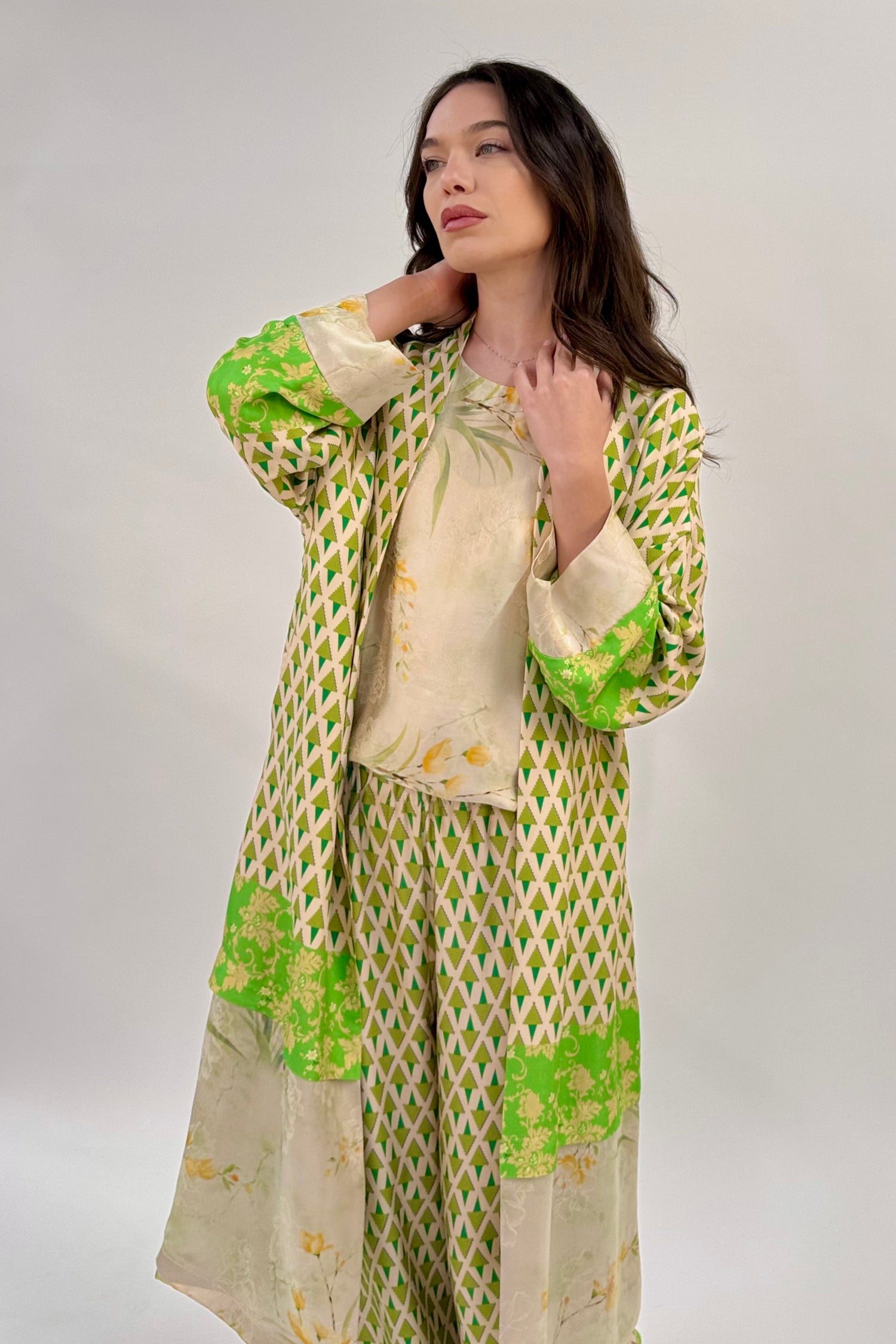 Kimono Lungo Tre Fantasie