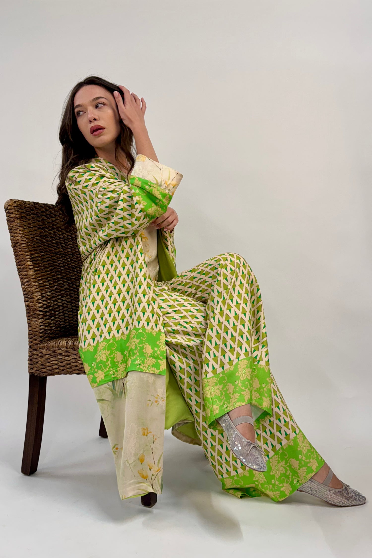 Kimono Lungo Tre Fantasie