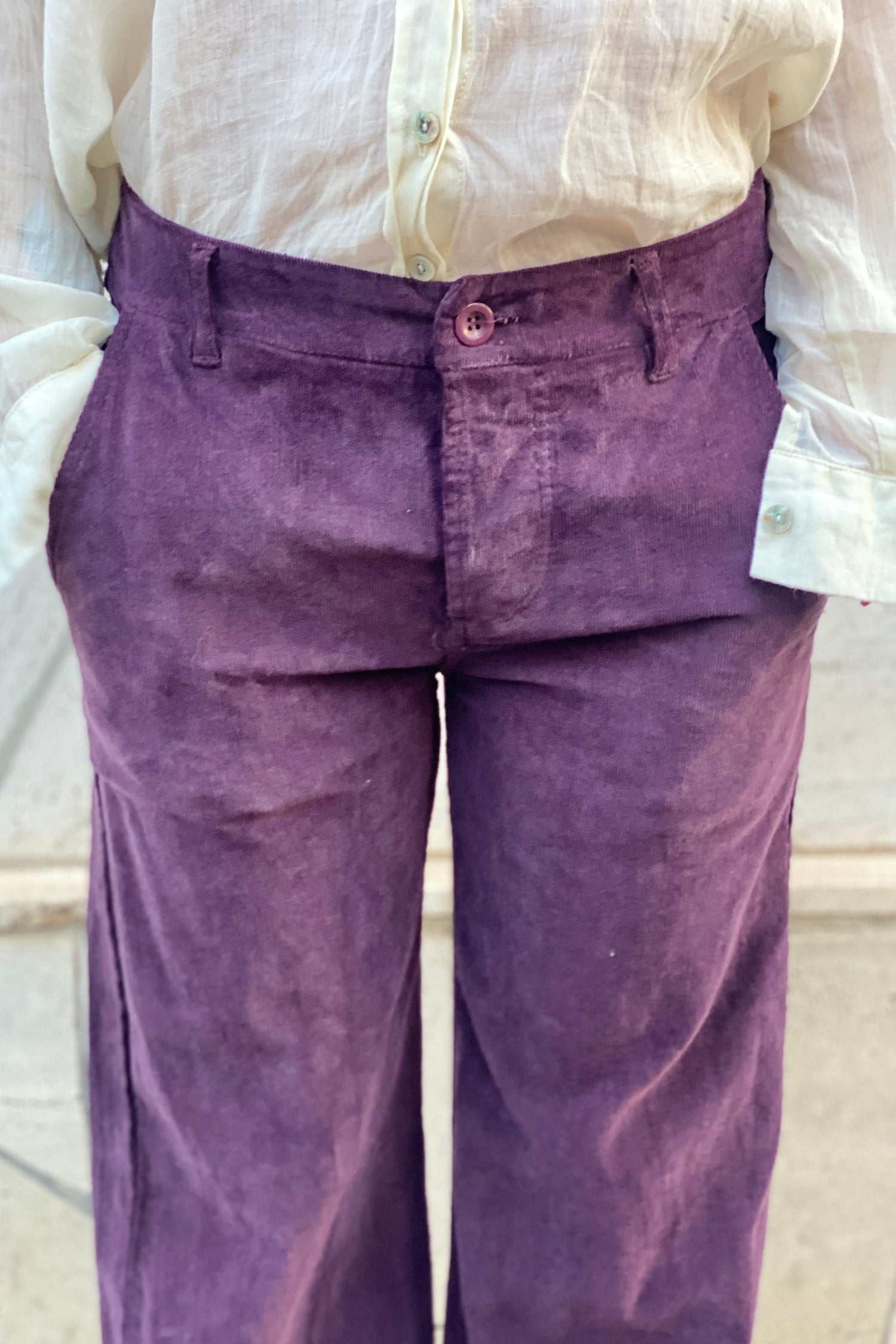 Pantalone Velluto a Zampa