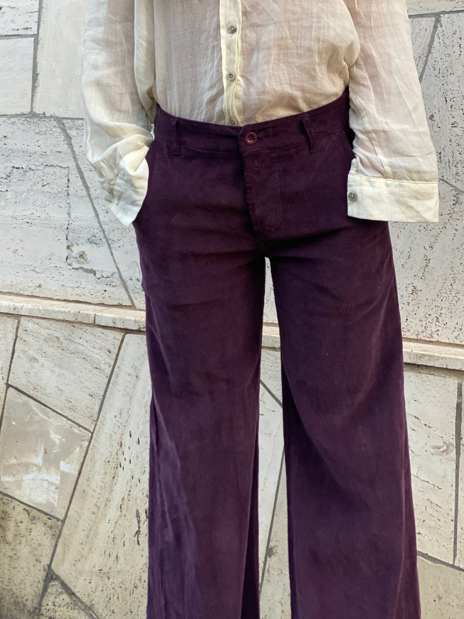 Pantalone Velluto a Zampa