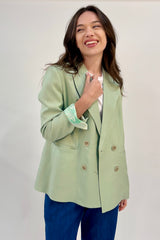 Blazer Doppiopetto Tinta Unita