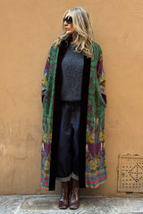 Kimono Fantasia bordo velluto