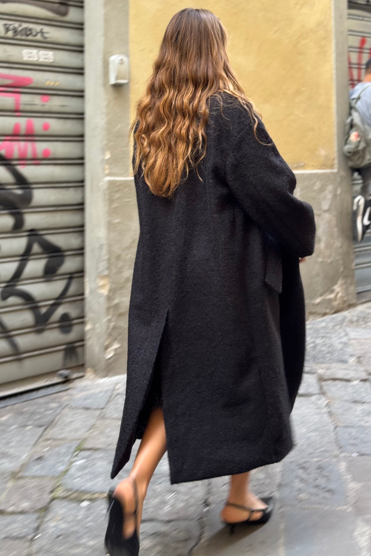 Cappotto Monopetto Bouclé