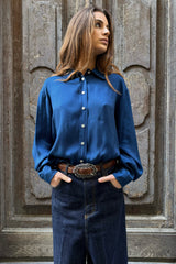 Camicia Viscosa Tinta Unita