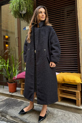 Cappotto Monopetto Bouclé