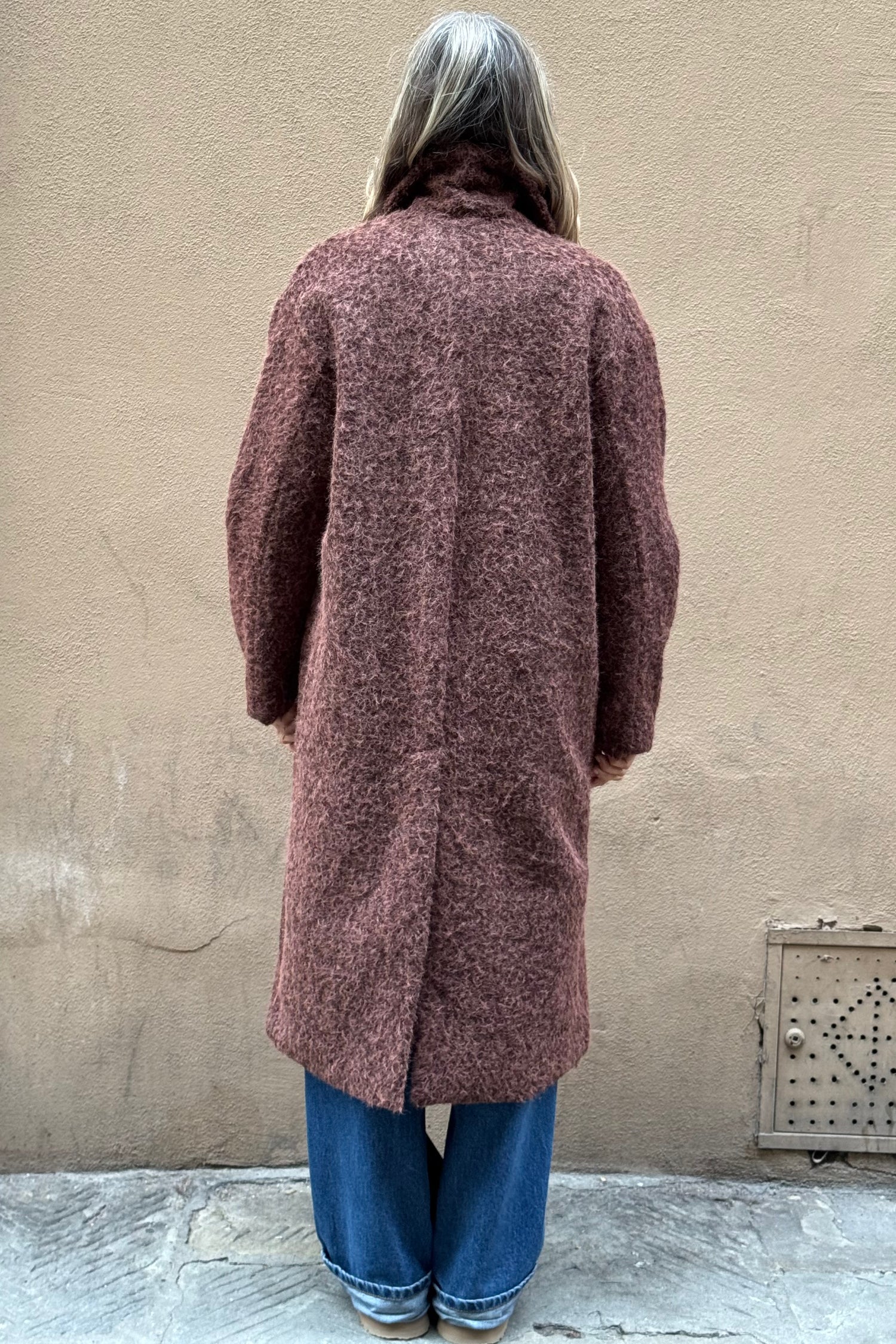 Cappotto Monopetto Bouclé