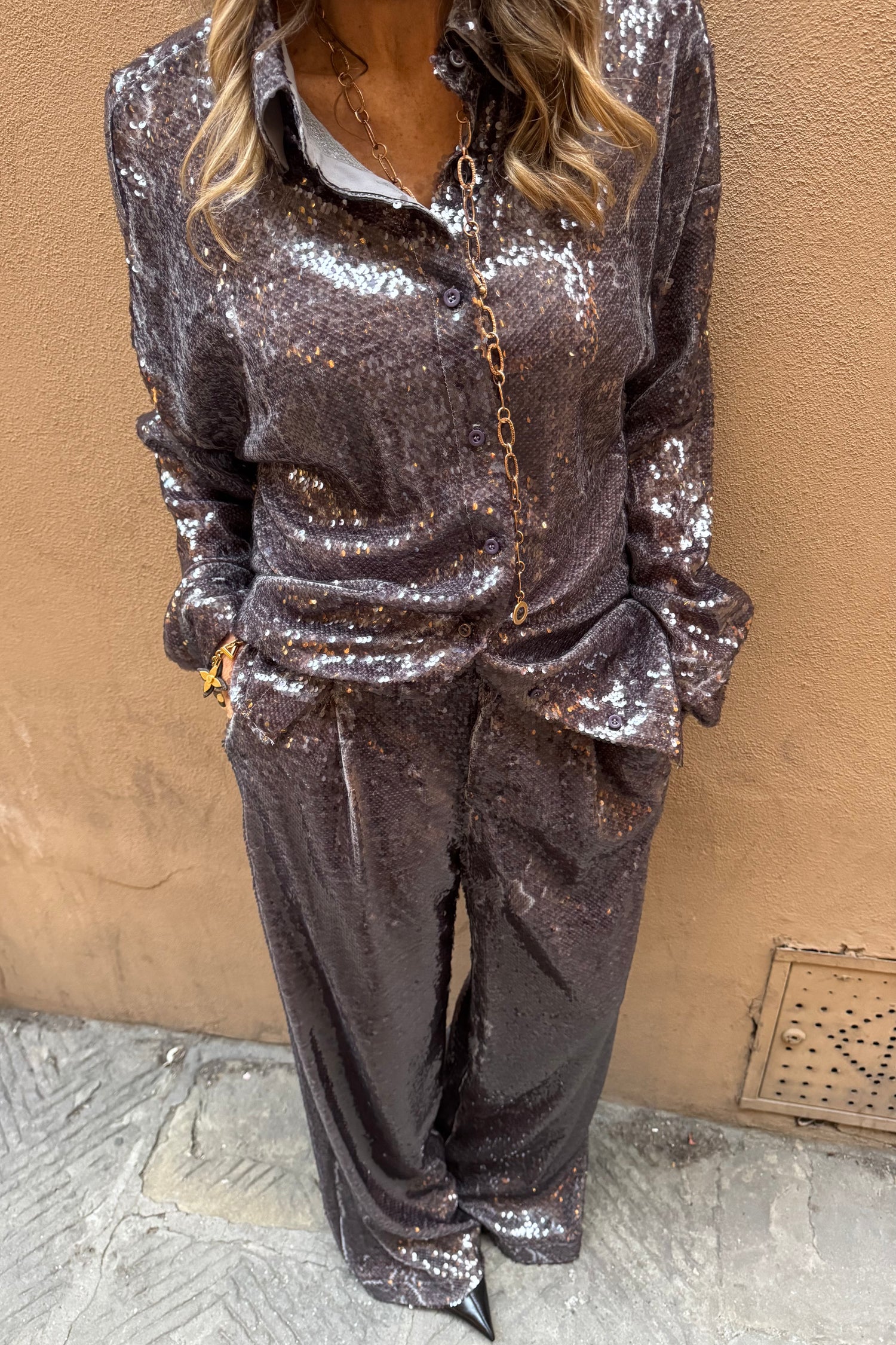 Pantalone Paillettes