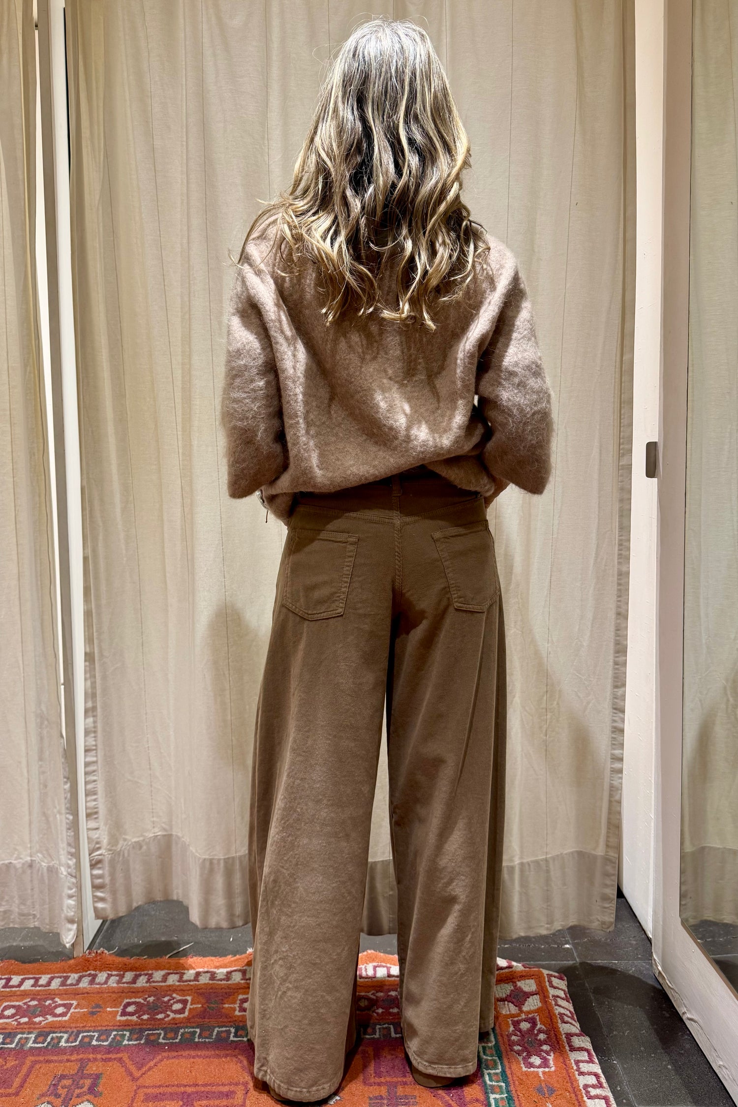 Pantalone Ampio Velluto 5 Tasche