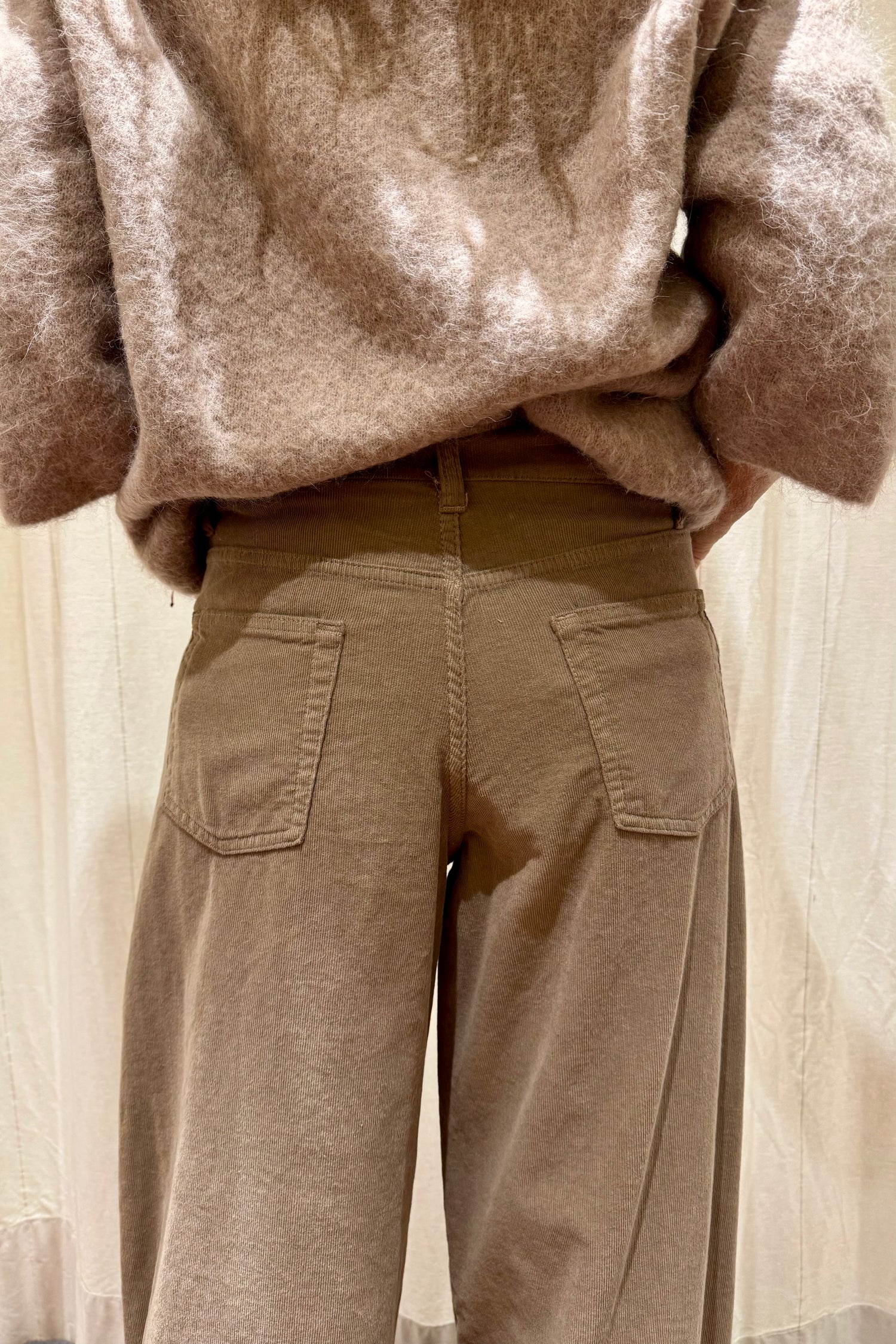 Pantalone Ampio Velluto 5 Tasche