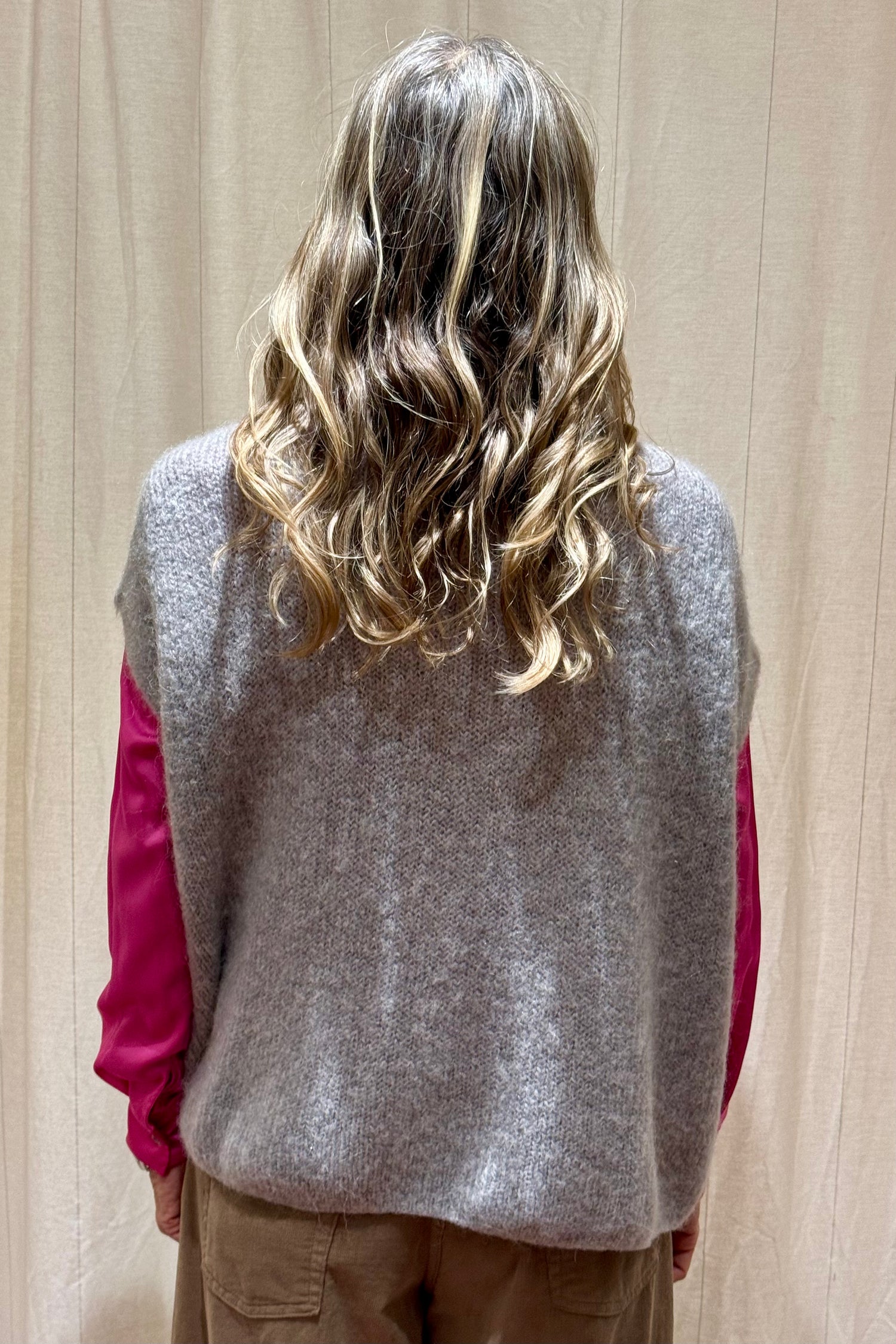 Gilet Bottoni Alpaca