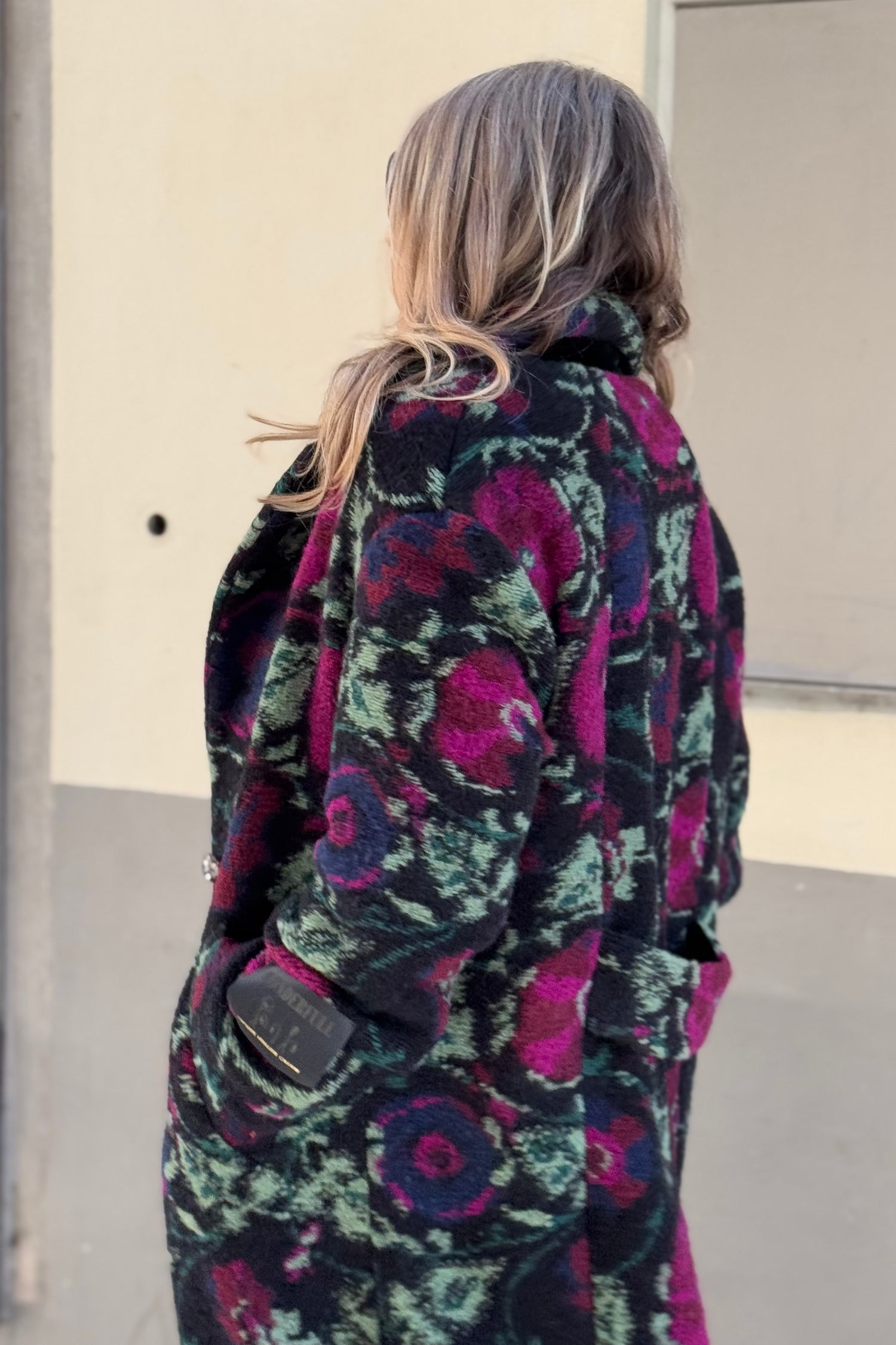 Cappotto Fantasia Nero