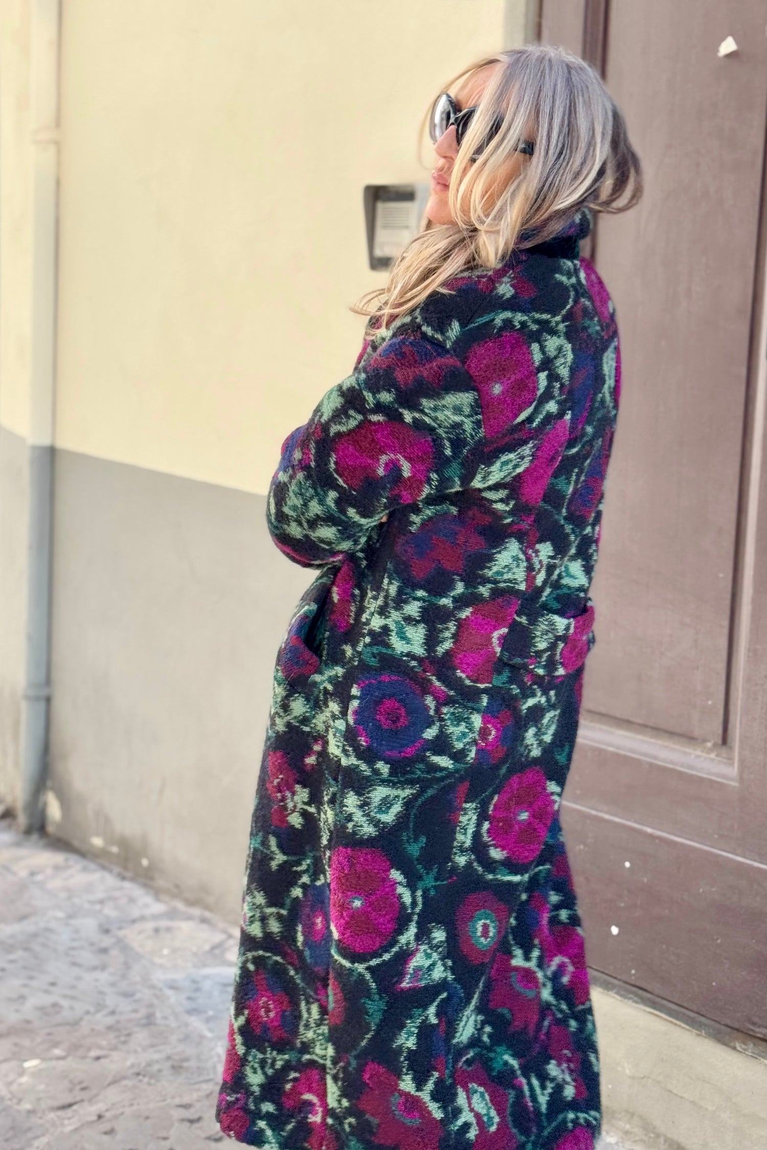 Cappotto Fantasia Nero