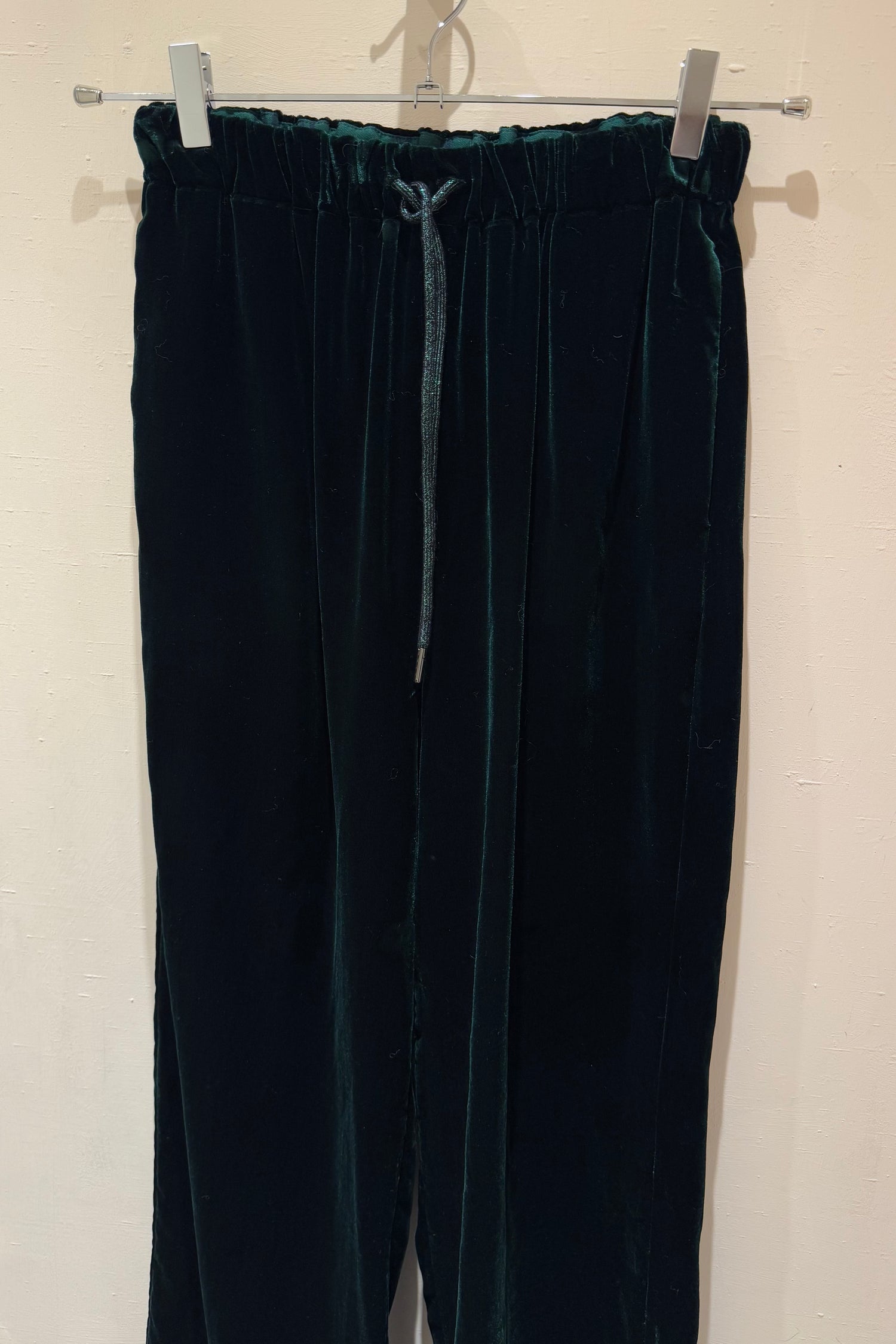 Pantalone Coulisse Velluto Liscio