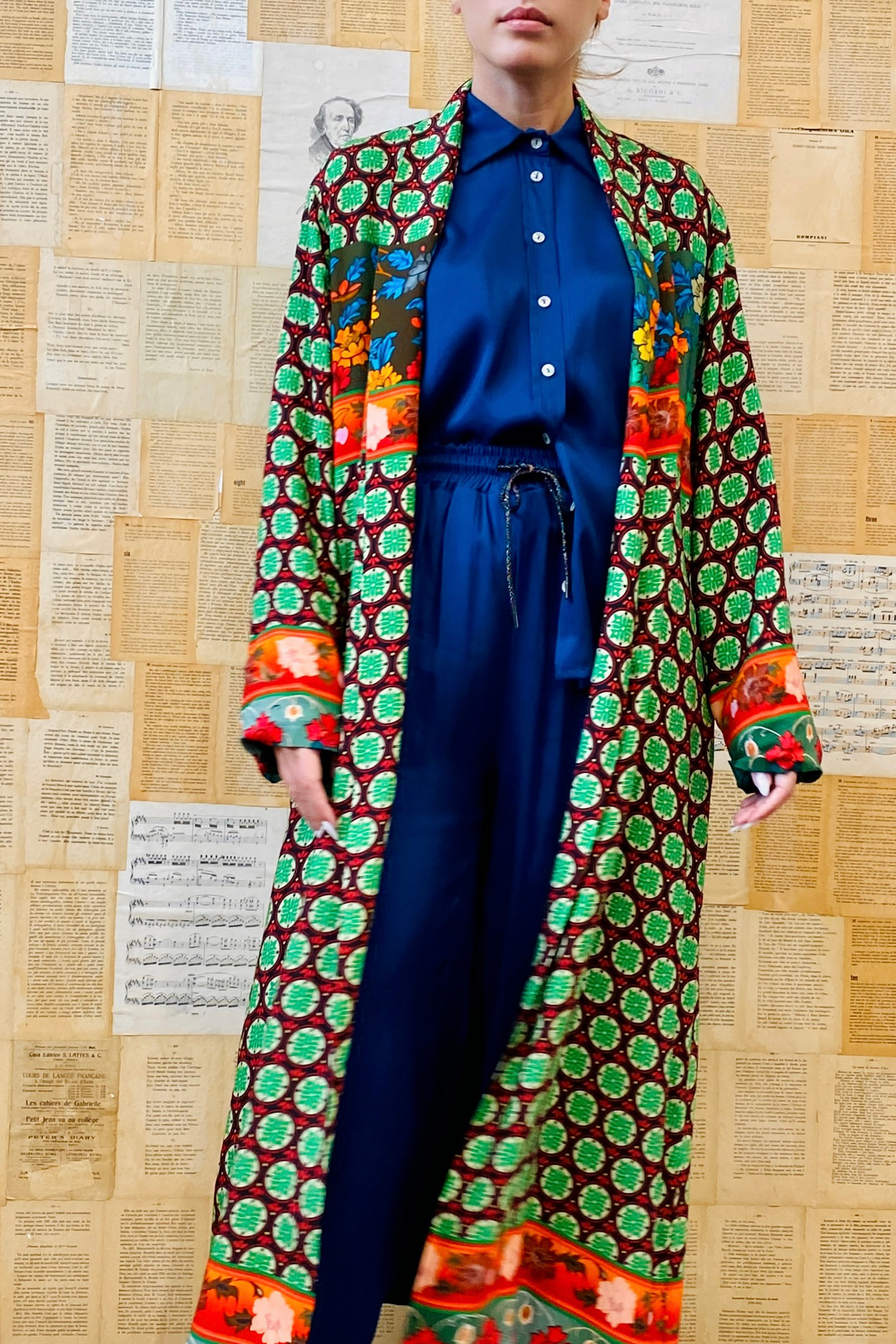 Kimono Japan Green