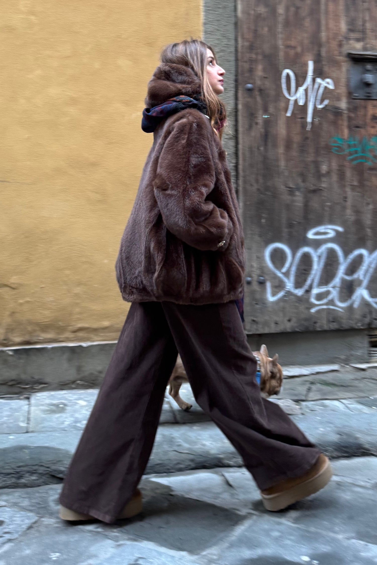 Pantalone Ampio Velluto 5 Tasche