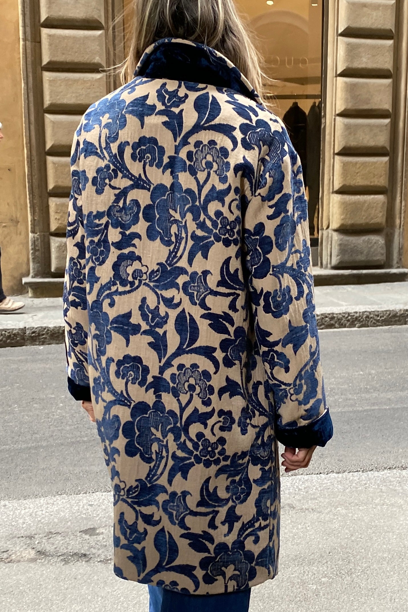 Capotto Jacquard Panna