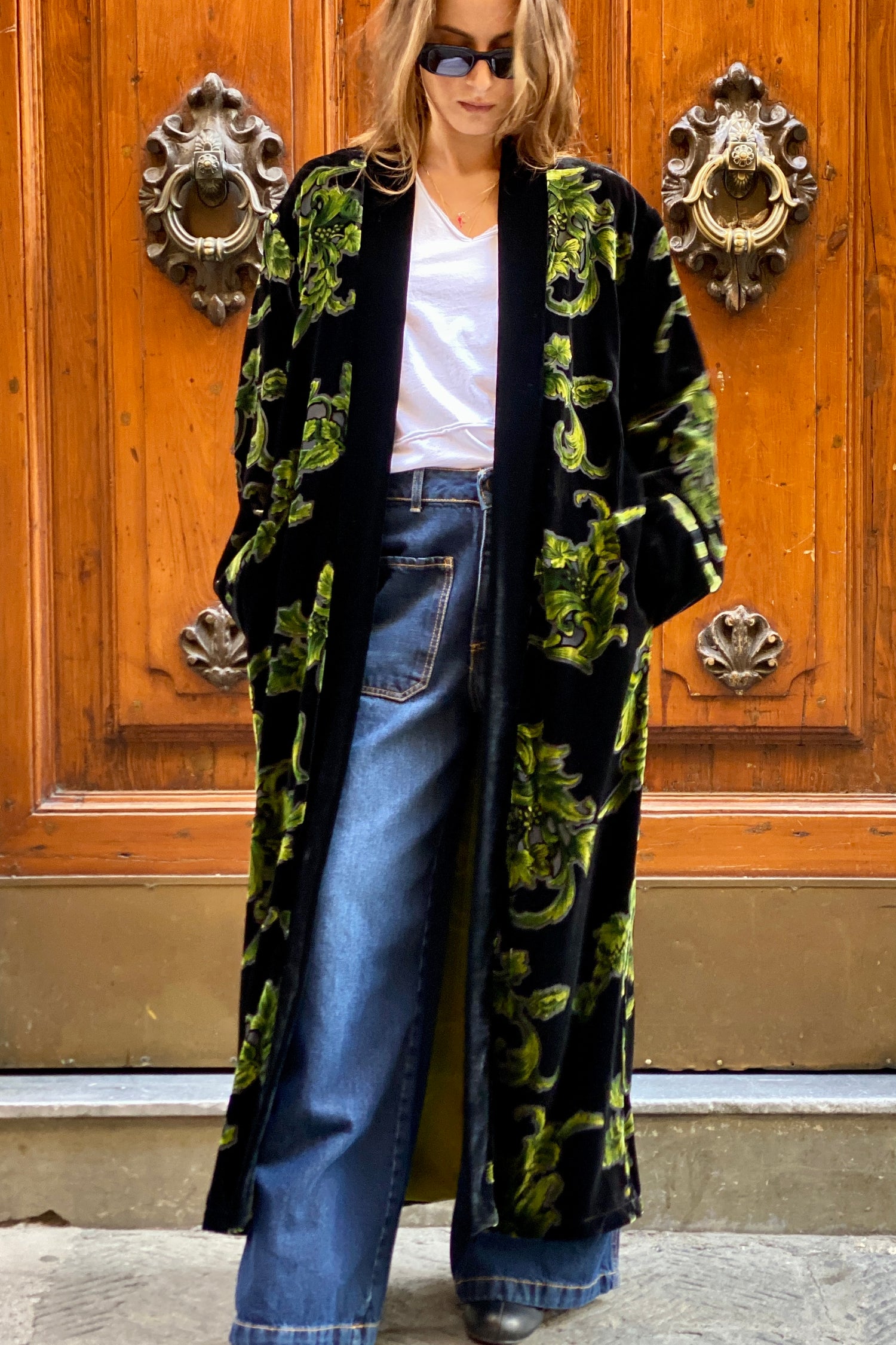 Kimono Lungo Devoré