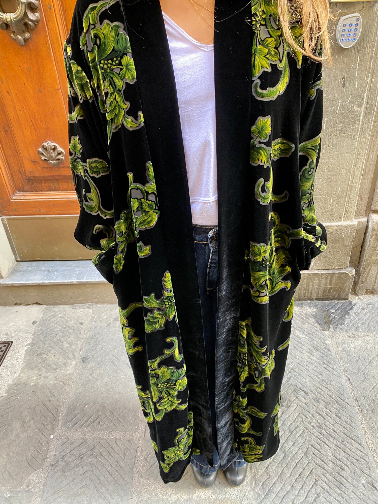 Kimono Lungo Devoré