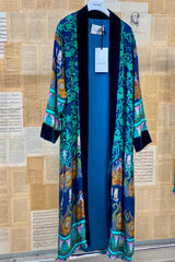 Kimono Fantasia bordo velluto