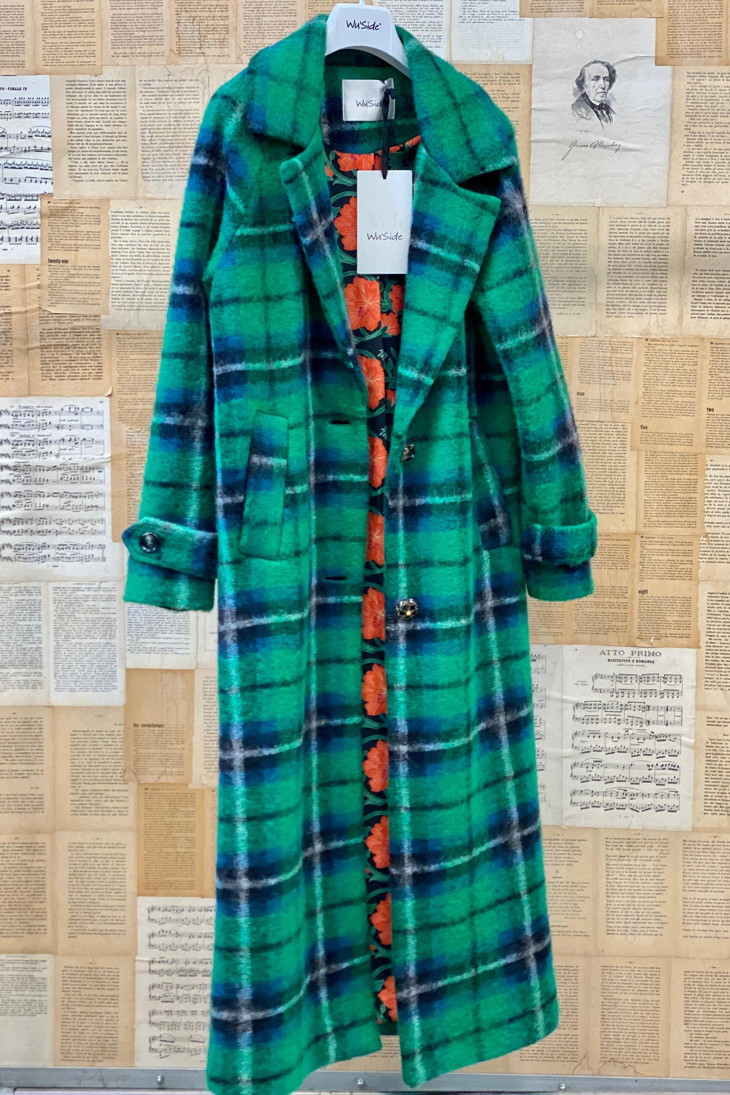 Cappotto Tartan Green