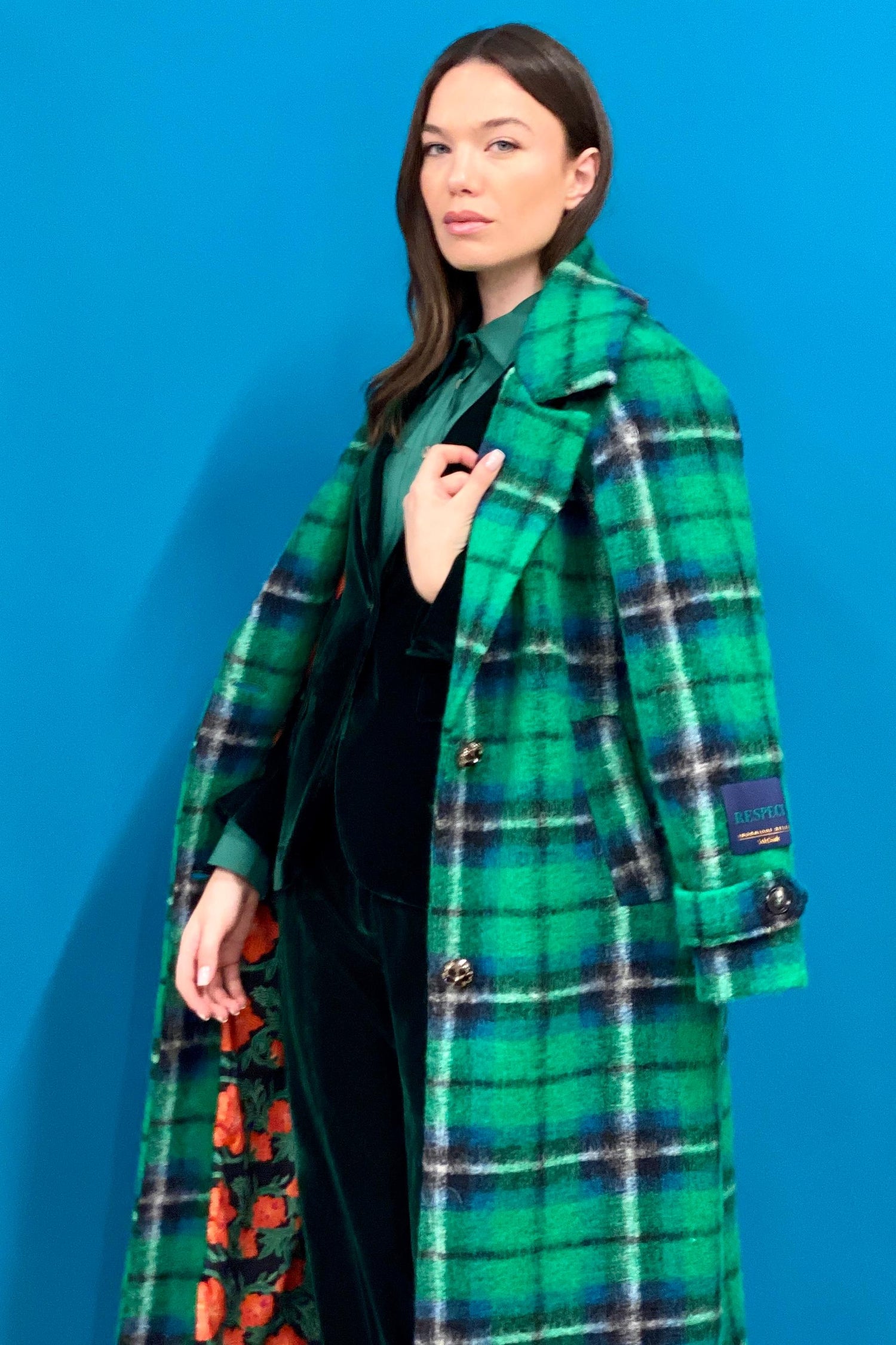 Cappotto Tartan Green