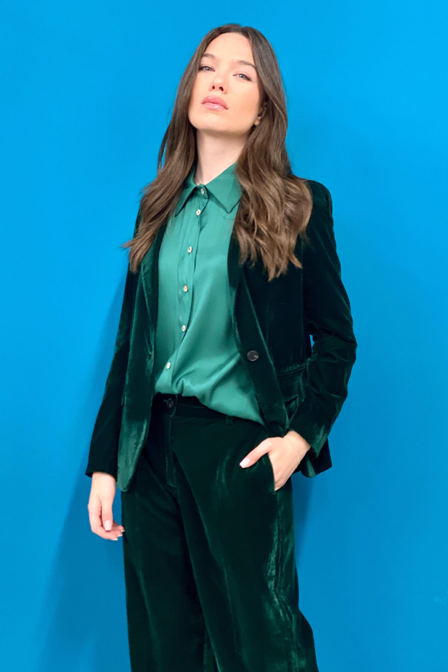 Pantalone Velvet Liscio