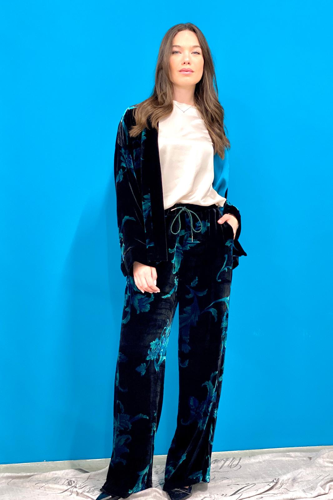 Pantalone Velluto Devoré