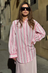 Camicia Uomo Righe Larghe