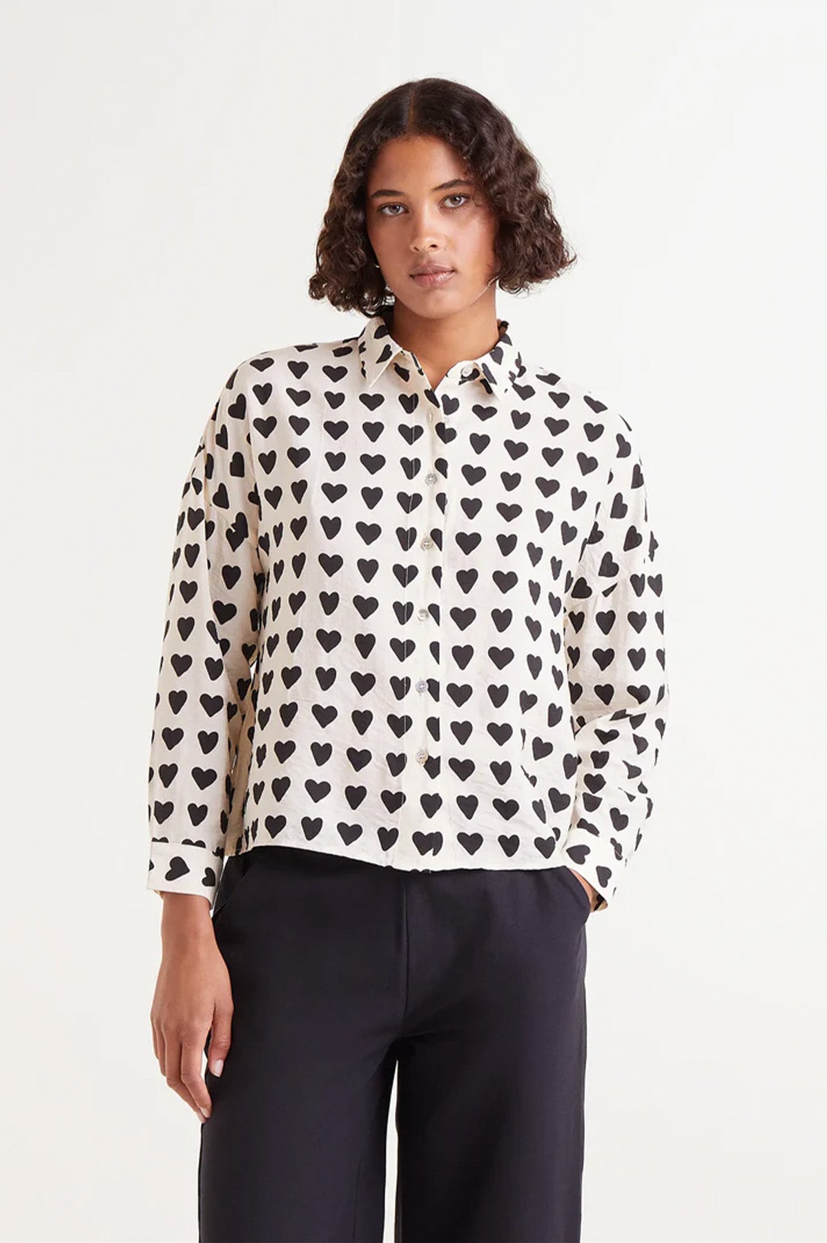 Camicia Stampa Cuori