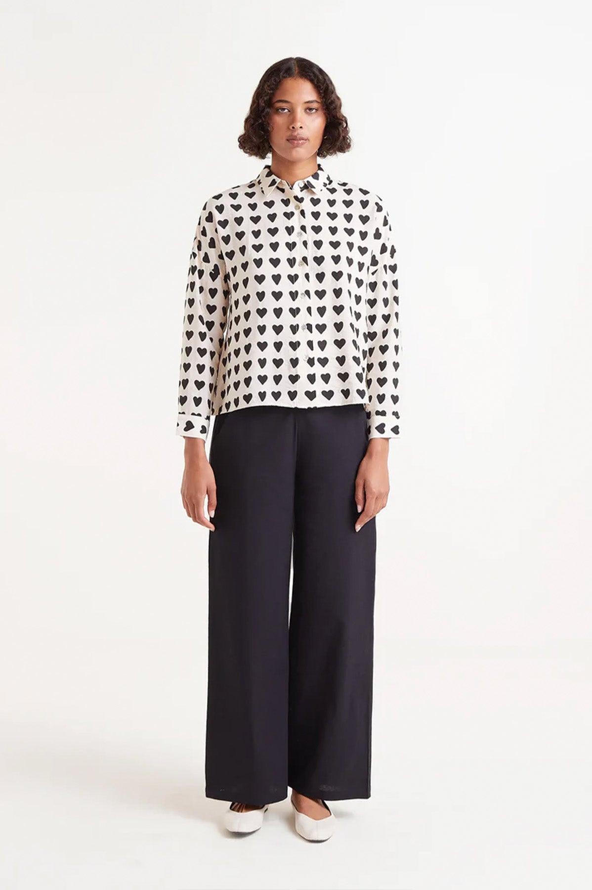 Camicia Stampa Cuori