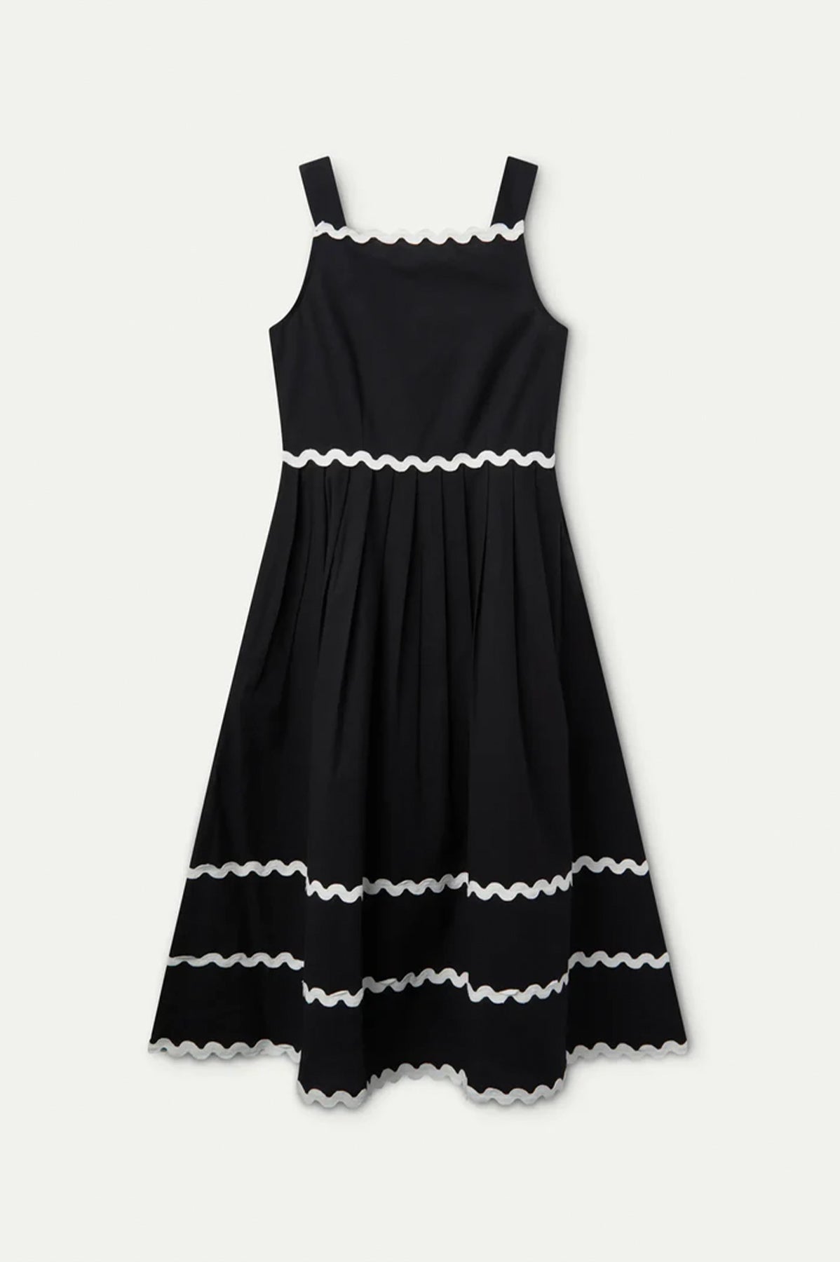 Abito Midi Nero Decoro
