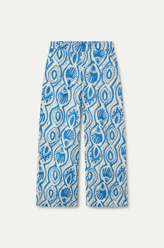 Pantalone Dritto Stampa Acquaria