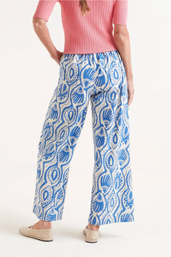 Pantalone Dritto Stampa Acquaria